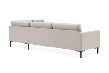 Vanlig sofa med sjeselong uten divan Scandinavian Choice Frillestad 4-seters sofa med sjeselong Beige Høyrevendt - Møbler - Sofaer - Sofaer med sjeselong - 4 seters sofa med divan