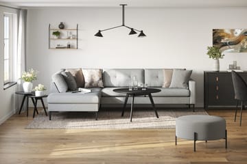 Vanlig sofa med sjeselong uten divan Scandinavian Choice Frillestad 4-seters sofa med sjeselong Grå Venstrevendt - Møbler - Sofaer - Sofaer med sjeselong - 4 seters sofa med divan