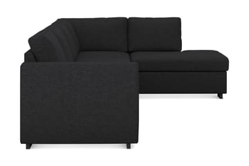 Vanlig sofa med sjeselong uten divan Scandinavian Choice Link sofa med sjeselong Large høyre Svart Høyrevendt - Møbler - Sofaer - Sofaer med sjeselong