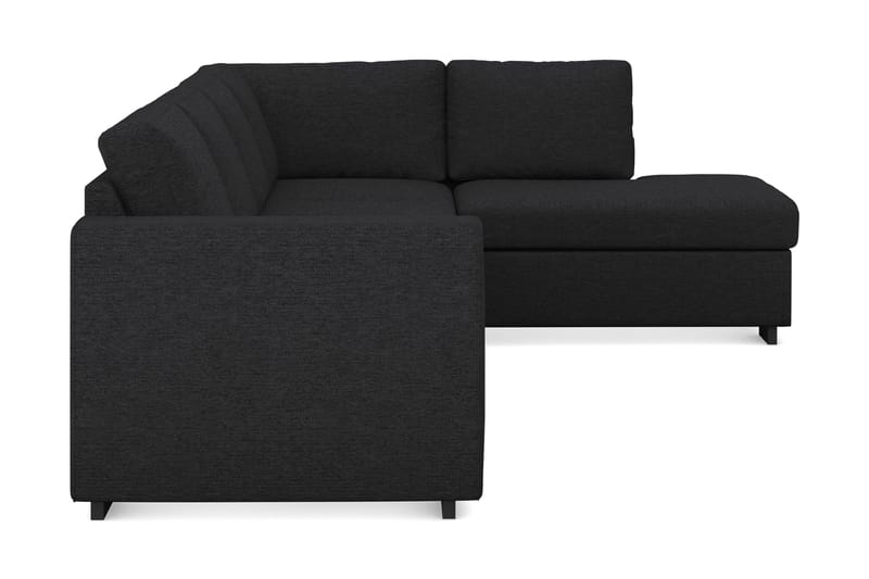 Vanlig sofa med sjeselong uten divan Scandinavian Choice Link sofa med sjeselong Large høyre Svart Høyrevendt - Møbler - Sofaer - Sofaer med sjeselong
