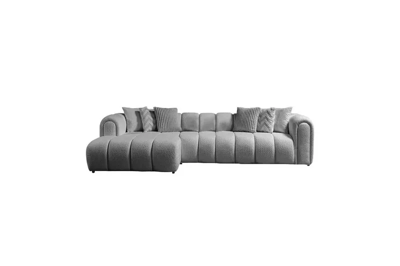 Varrel Sofa med divan 3-seter, Grå
