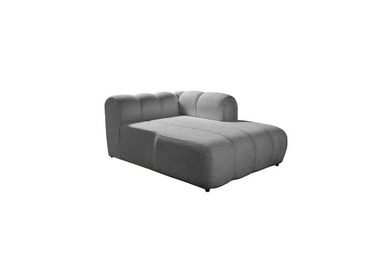 Varrel Sofa med divan 3-seter - Grå - M øbler - Sofaer - Sofaer med sjeselong - 3 seters sofa med divan