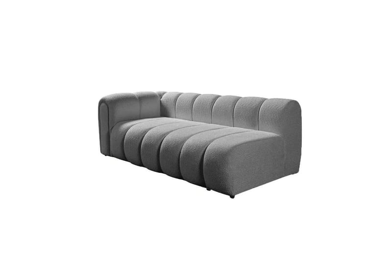 Varrel Sofa med divan 3-seter - Grå - Møbler - Sofaer - Sofaer med sjeselong - 3 seters sofa med divan