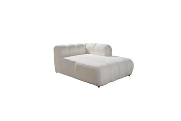 Varrel Sofa med divan 3-seter - Hvit - Møbler - Sofaer - Sofaer med sjeselong - 3 seters sofa med divan