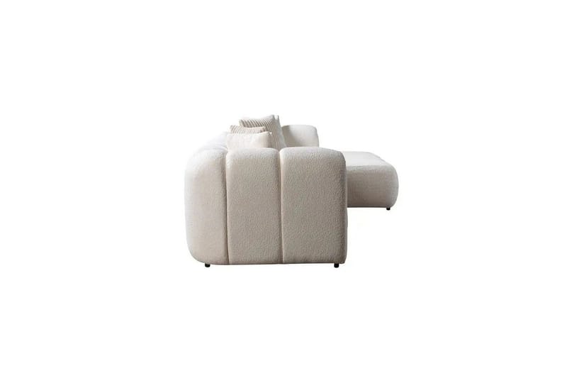 Varrel Sofa med divan 3-seter - Hvit - Møbler - Sofaer - Sofaer med sjeselong - 3 seters sofa med divan