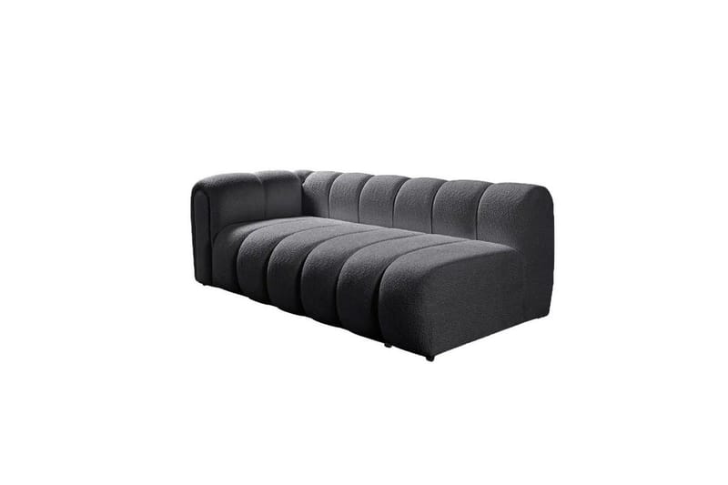 Varrel Sofa med divan 3-seter - Mørkgrå - Møbler - Sofaer - Sofaer med sjeselong - 3 seters sofa med divan