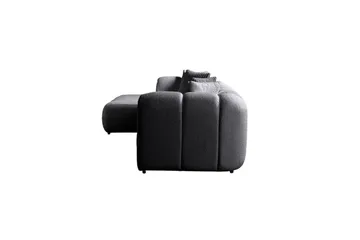 Varrel Sofa med divan 3-seter - Mørkgrå - Møbler - Sofaer - Sofaer med sjeselong - 3 seters sofa med divan