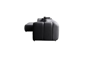 Varrel Sofa med divan 3-seter - Mørkgrå - Møbler - Sofaer - Sofaer med sjeselong - 3 seters sofa med divan