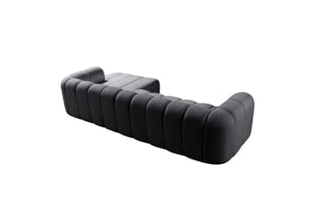 Varrel Sofa med divan 3-seter - Mørkgrå - Møbler - Sofaer - Sofaer med sjeselong - 3 seters sofa med divan