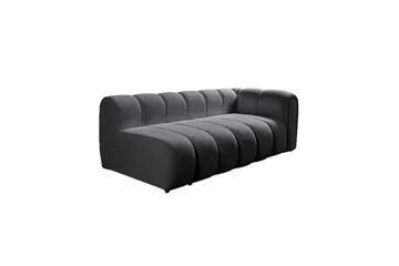 Varrel Sofa med divan 3-seter - Mørkgrå - Møbler - Sofaer - Sofaer med sjeselong - 3 seters sofa med divan
