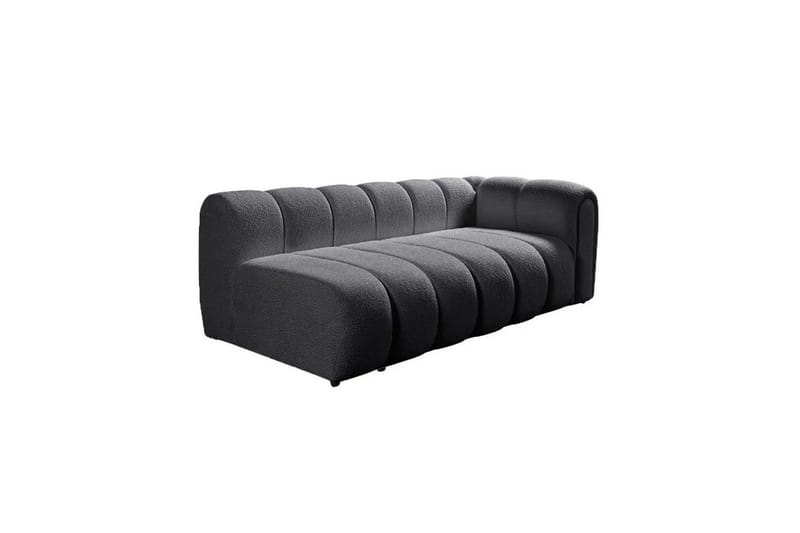 Varrel Sofa med divan 3-seter - Mørkgrå - Møbler - Sofaer - Sofaer med sjeselong - 3 seters sofa med divan