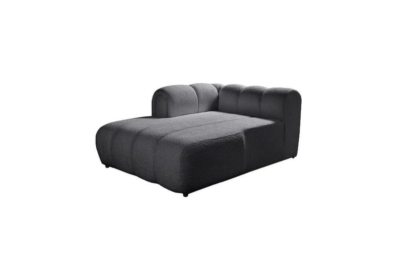 Varrel Sofa med divan 3-seter - Mørkgrå - Møbler - Sofaer - Sofaer med sjeselong - 3 seters sofa med divan
