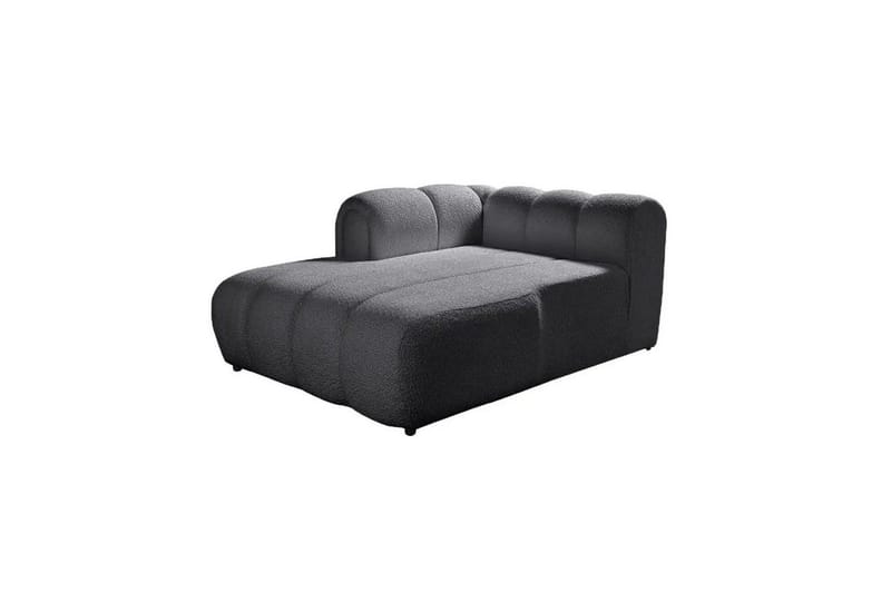 Varrel Sofa med divan 3-seter - Mørkgrå - Møbler - Sofaer - Sofaer med sjeselong - 3 seters sofa med divan