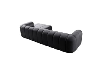 Varrel Sofa med divan 3-seter - Mørkgrå - Møbler - Sofaer - Sofaer med sjeselong - 3 seters sofa med divan