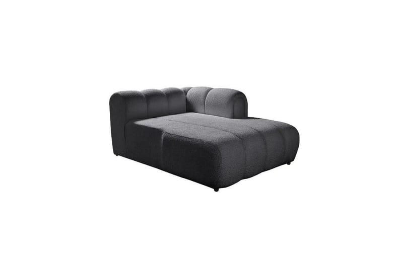 Varrel Sofa med divan 3-seter - Mørkgrå - Møbler - Sofaer - Sofaer med sjeselong - 3 seters sofa med divan