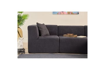 Veyno Sofa med Divan 3-sits - Antrasitt - Møbler - Sofaer - Sofaer med sjeselong - 3 seters sofa med divan