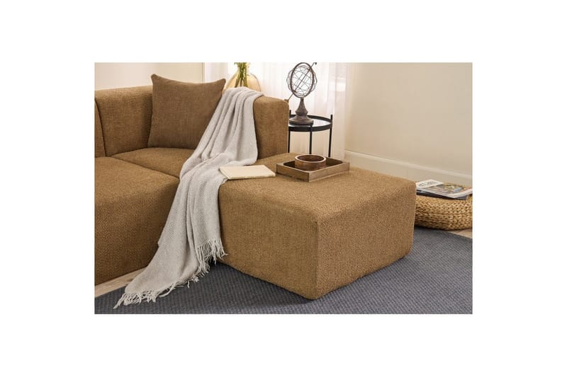 Veyno Sofa med Divan 3-sits - Brun - Møbler - Sofaer - Sofaer med sjeselong - 3 seters sofa med divan