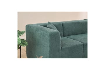 Veyno Sofa med Divan 3-sits - Grønn - Møbler - Sofaer - Sofaer med sjeselong - 3 seters sofa med divan