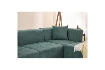 Veyno Sofa med Divan 3-sits - Grønn - Møbler - Sofaer - Sofaer med sjeselong - 3 seters sofa med divan