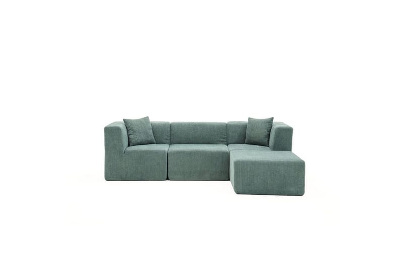 Veyno Sofa med Divan 3-sits - Grønn - Møbler - Sofaer - Sofaer med sjeselong - 3 seters sofa med divan