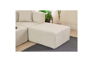 Veyno Sofa med Divan 3-sits - Krem - Møbler - Sofaer - Sofaer med sjeselong - 3 seters sofa med divan