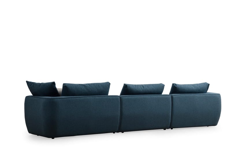 Viimse 3-seter Venstrevendt Sofa med Sjeselong 365 cm i Stoff - Blå - Møbler - Sofaer - Sofaer med sjeselong - 3 seters sofa med divan