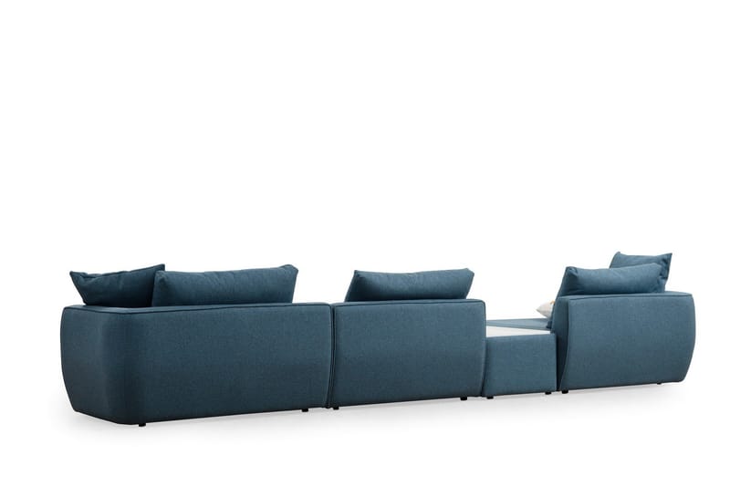Viimse 3-seter Venstrevendt Sofa med Sjeselong 425 cm i Stoff - Blå - Møbler - Sofaer - Sofaer med sjeselong - 3 seters sofa med divan