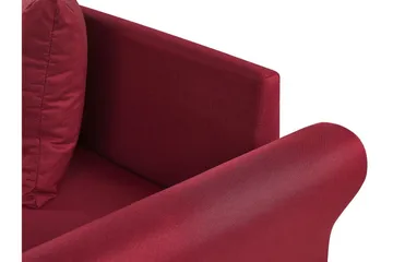 Vikna 3-seters Hjørnesofa - Mørkerød - Møbler - Sofaer - Sofaer med sjeselong - 3 seters sofa med divan