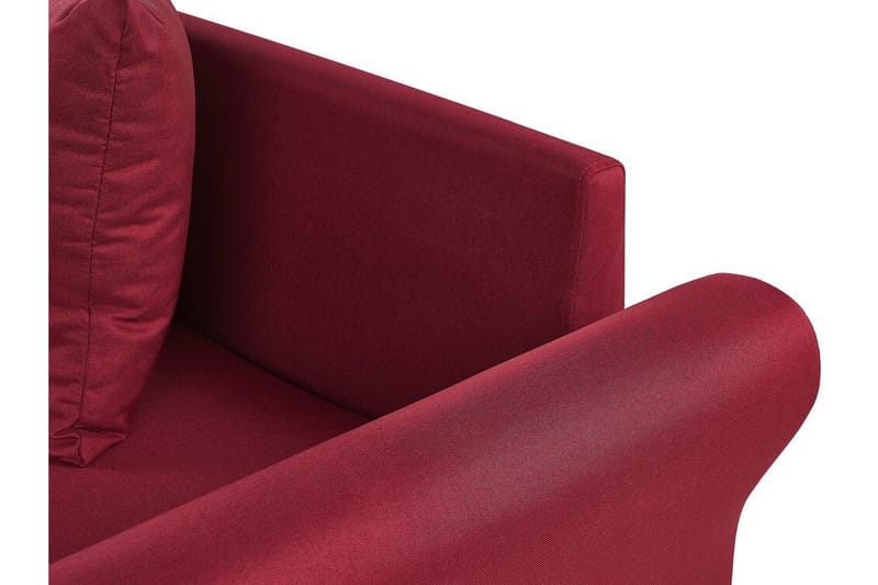Vikna 3-seters Hjørnesofa - Mørkerød - Møbler - Sofaer - Sofaer med sjeselong - 3 seters sofa med divan