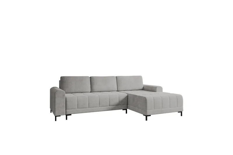 Vilshult Sofa med Divan 3-seter, Lys grå