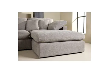 VIND Amalfi Venstrevendt L-formet Hjørnesofa med Sjeselong 297 cm i Chenille - Mørkegrå - Møbler - Sofaer - Sofaer med sjeselong - 3 seters sofa med divan