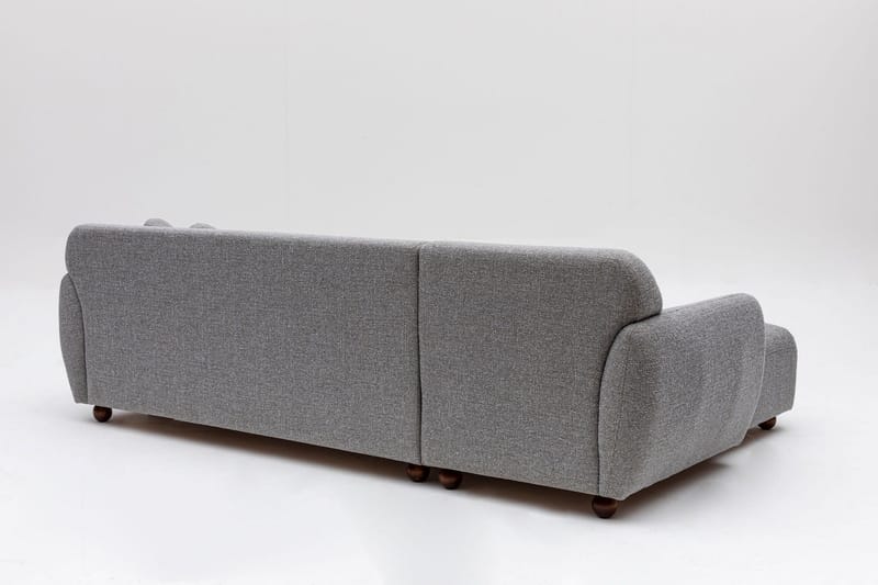Whitecliffs Divansofa 3-seters - Grå - Møbler - Sofaer - Sofaer med sjeselong - 3 seters sofa med divan