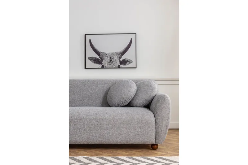 Whitecliffs Divansofa 3-seters - Grå - Møbler - Sofaer - Sofaer med sjeselong - 3 seters sofa med divan