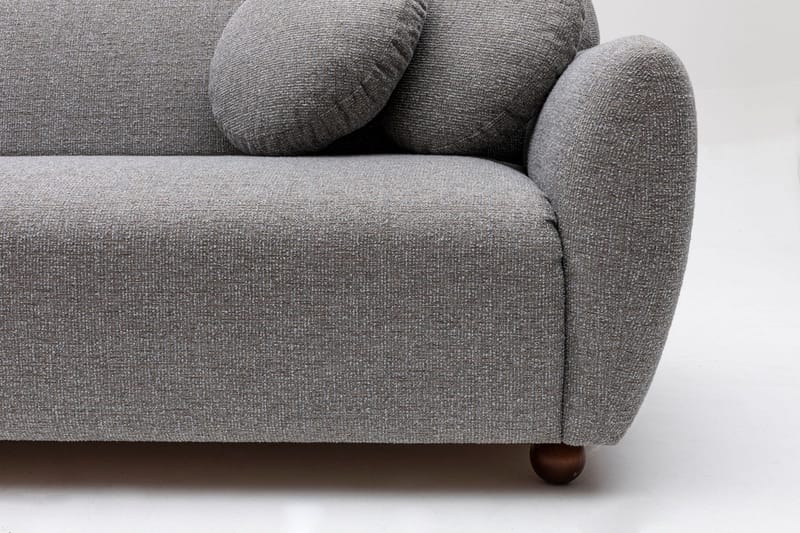 Whitecliffs Divansofa 3-seters - Grå - Møbler - Sofaer - Sofaer med sjeselong - 3 seters sofa med divan