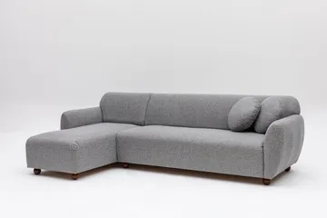 Whitecliffs Divansofa 3-seters - Grå - Møbler - Sofaer - Sofaer med sjeselong - 3 seters sofa med divan