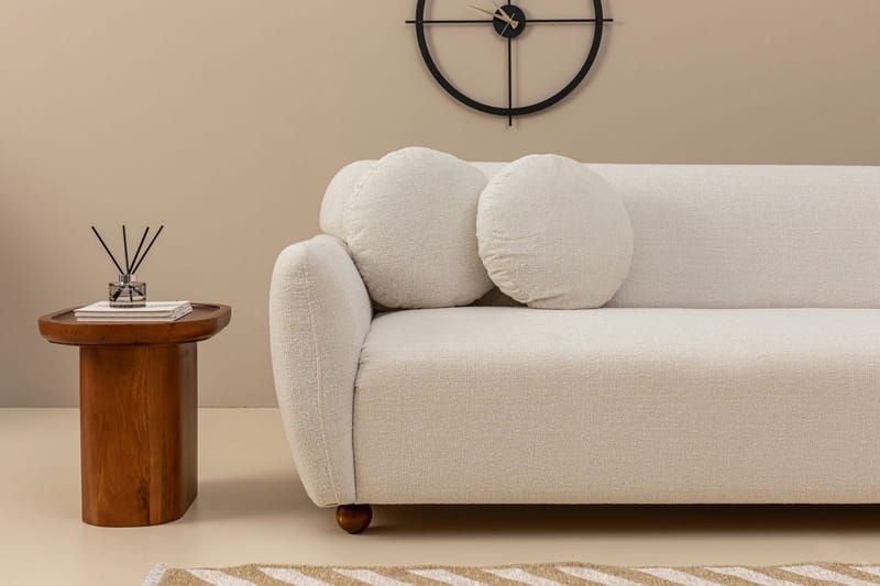Whitecliffs Divansofa 3-seters - Hvit - Møbler - Sofaer - Sofaer med sjeselong - 3 seters sofa med divan