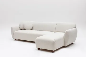 Whitecliffs Divansofa 3-seters - Hvit - Møbler - Sofaer - Sofaer med sjeselong - 3 seters sofa med divan
