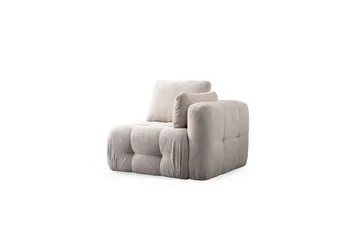 Yvara Sofa med Divan 2-sits - Beige - Møbler - Sofaer - Modulsofaer - Komplett modulsofa