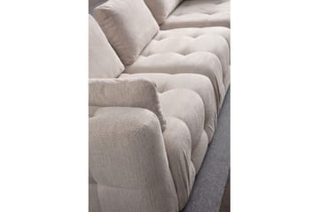 Yvara Sofa med Divan 2-sits - Beige - Møbler - Sofaer - Modulsofaer - Komplett modulsofa
