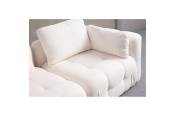 Yvara Sofa med Divan 2-sits - Beige - Møbler - Sofaer - Sofaer med sjeselong - 2 seters sofa med divan