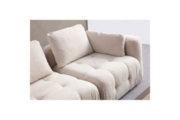 Yvara Sofa med Divan 2-sits - Beige - Møbler - Sofaer - Modulsofaer - Komplett modulsofa
