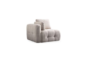 Yvara Sofa med Divan 2-sits - Beige - Møbler - Sofaer - Sofaer med sjeselong - 2 seters sofa med divan