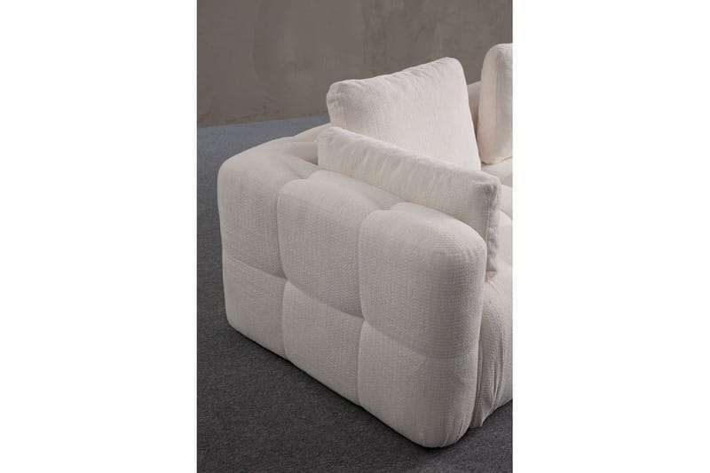Yvara Sofa med Divan 2-sits - Beige - Møbler - Sofaer - Modulsofaer - Komplett modulsofa