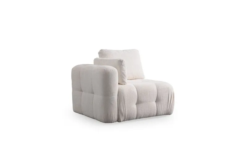 Yvara Sofa med Divan 2-sits - Beige - Møbler - Sofaer - Modulsofaer - Komplett modulsofa