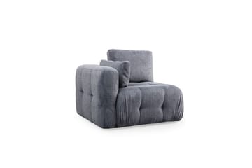 Yvara Sofa med Divan 2-sits - Grå - Møbler - Sofaer - Modulsofaer - Komplett modulsofa