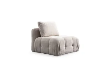 Yvara Sofa med Divan 4-sits - Beige - Møbler - Sofaer - Modulsofaer - Komplett modulsofa