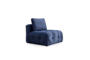 Yvara Sofa med Divan 4-sits - Blå - Møbler - Sofaer - Sofaer med sjeselong - 4 seters sofa med divan