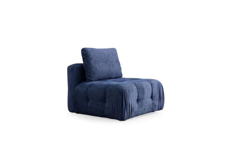 Yvara Sofa med Divan 4-sits - Blå - Møbler - Sofaer - Sofaer med sjeselong - 4 seters sofa med divan