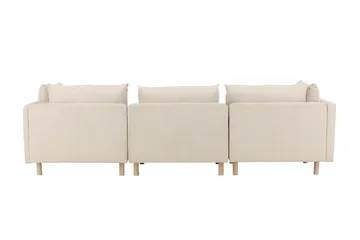 Zero Sofa m/ Divan 3-seter - Beige - Møbler - Sofaer - Sofaer med sjeselong - 3 seters sofa med divan
