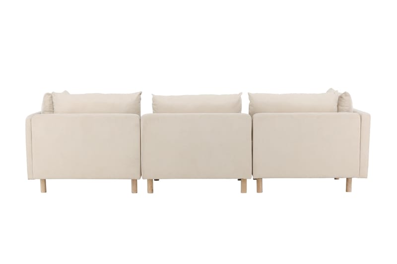 Zero Sofa m/ Divan 3-seter - Beige - Møbler - Sofaer - Sofaer med sjeselong - 3 seters sofa med divan
